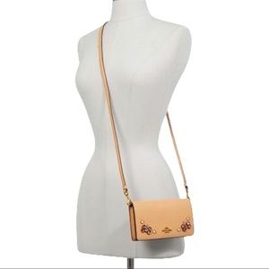 Coach • Crystal Appliqué • Slim Phone Crossbody • Clutch • Refined Leather